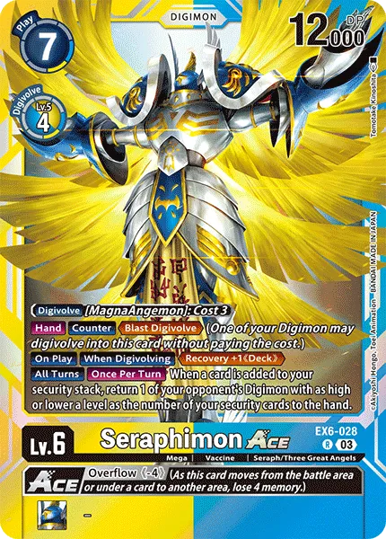 Seraphimon ACE - EX6-028 -  Rare
