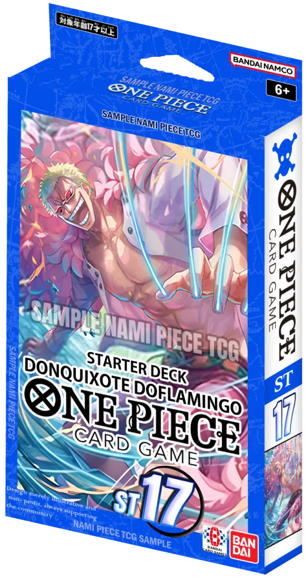 One Piece Card Game - Starter Deck - Blue - Donquixote Doflamingo (ST-17)