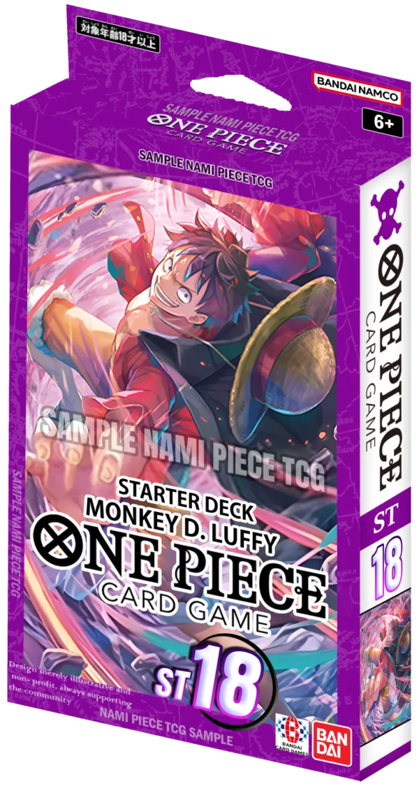 One Piece Card Game - Starter Deck - Purple - Monkey.D.Luffy (ST-18)