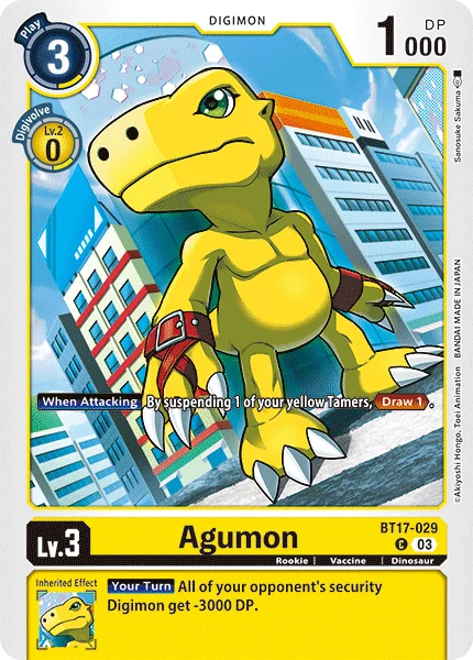 Agumon  - BT17-029 - Common