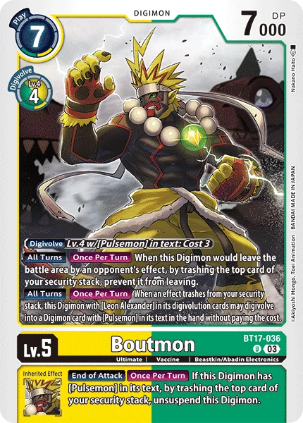 Boutmon  - BT17-036 - Uncommon