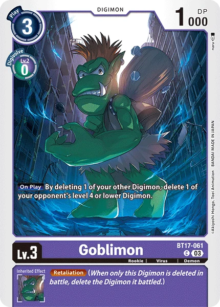 Goblimon  - BT17-061 - Common