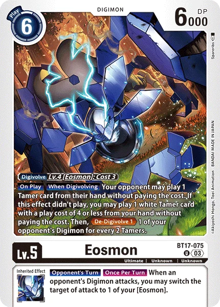 Eosmon  - BT17-075 - Uncommon