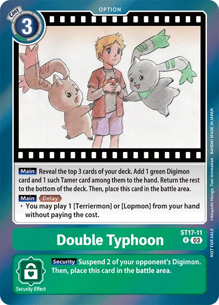 Double Typhoon ST17-11 - Box Topper