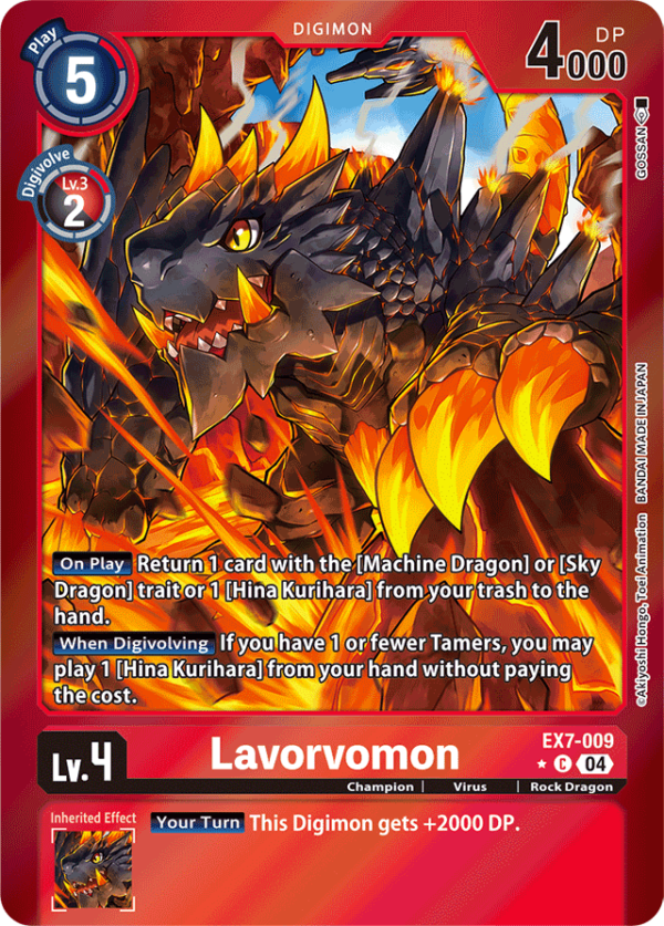 Lavorvomon - EX7-009 - Limited Common