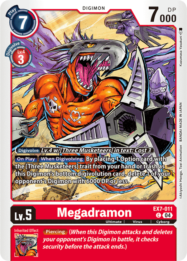 Megadramon - EX7-011 - Common