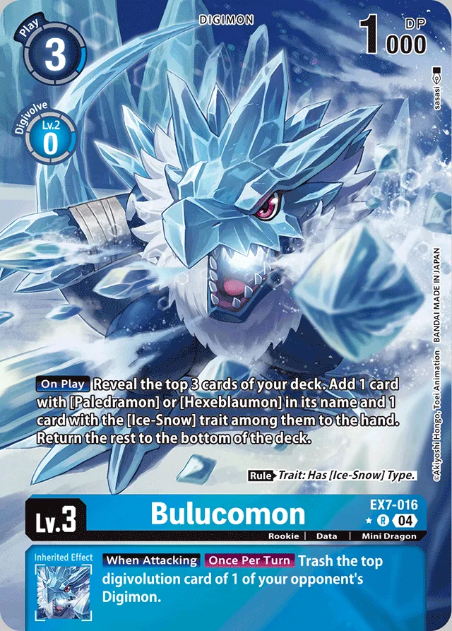 Bulucomon - EX7-016 - Alternative Art