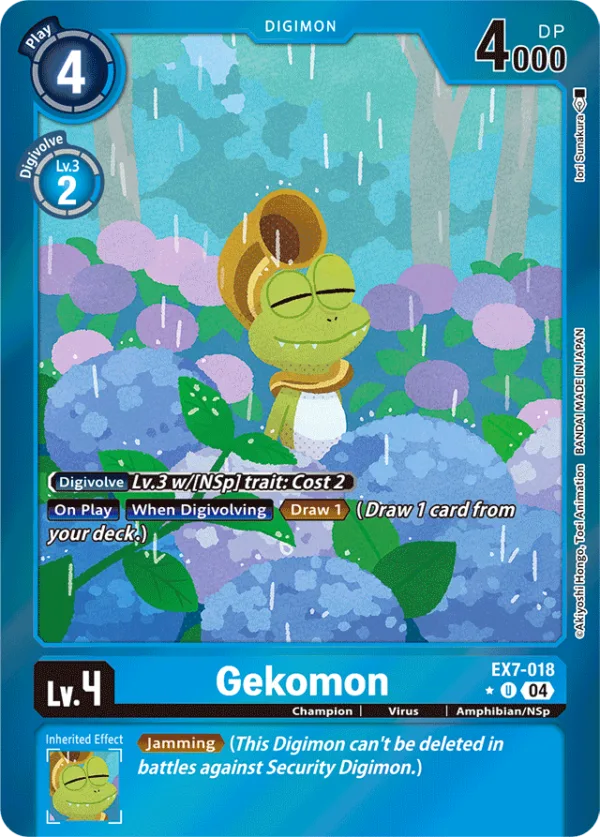 Gekomon - EX7-018 - Limited Uncommon