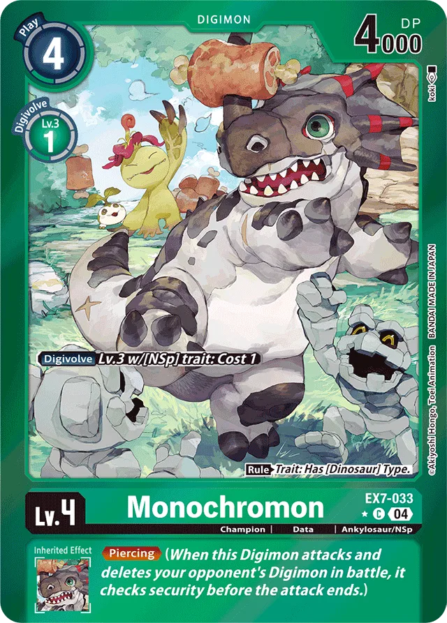 Monochromon - EX7-033 - Limited Common