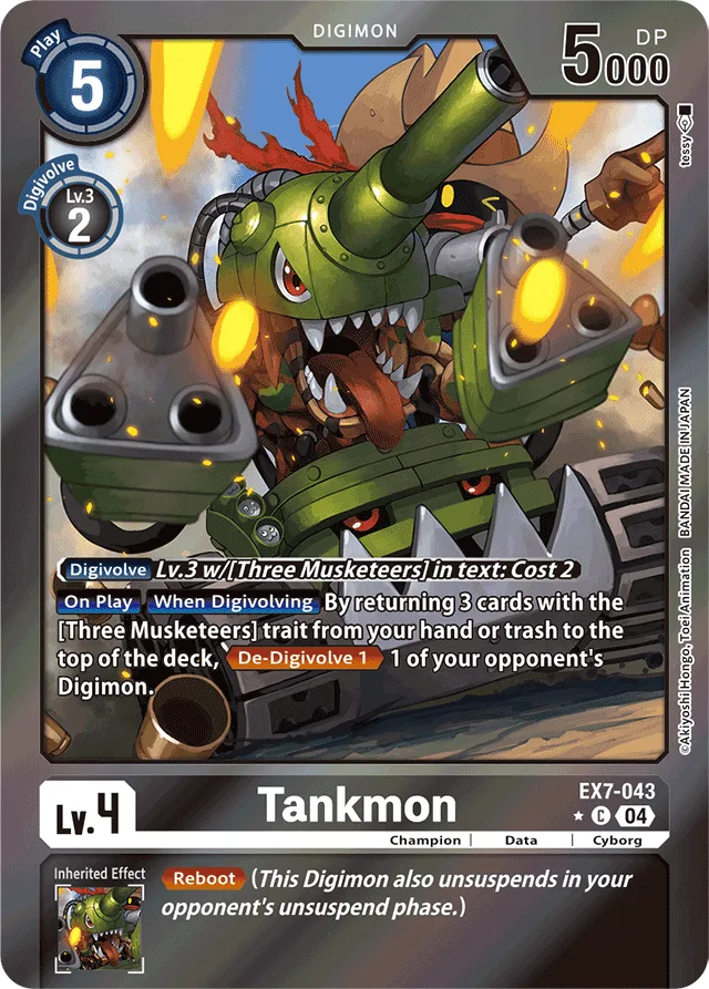 Tankmon - EX7-043 - Limited Common