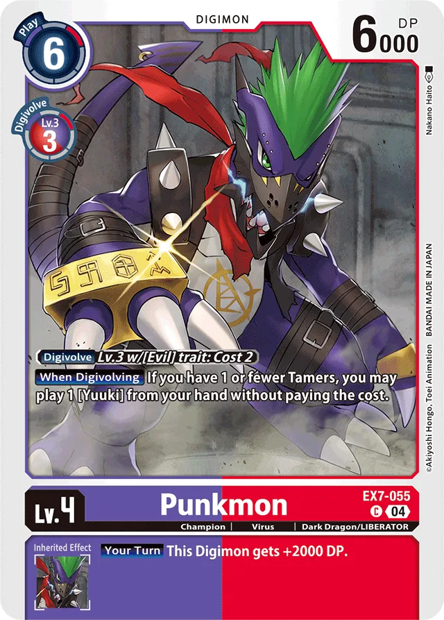 Punkmon - EX7-055 - Common