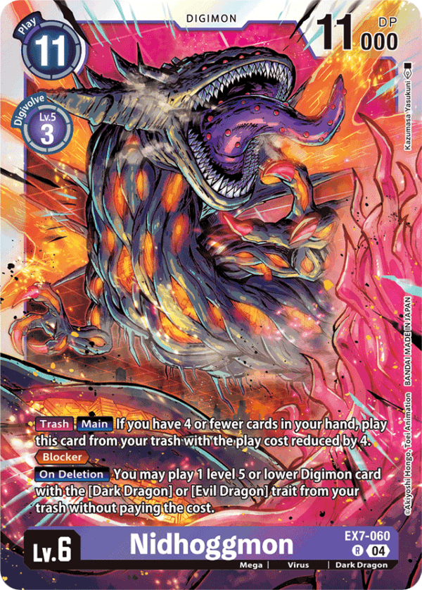 Nidhoggmon - EX7-060 - Rare