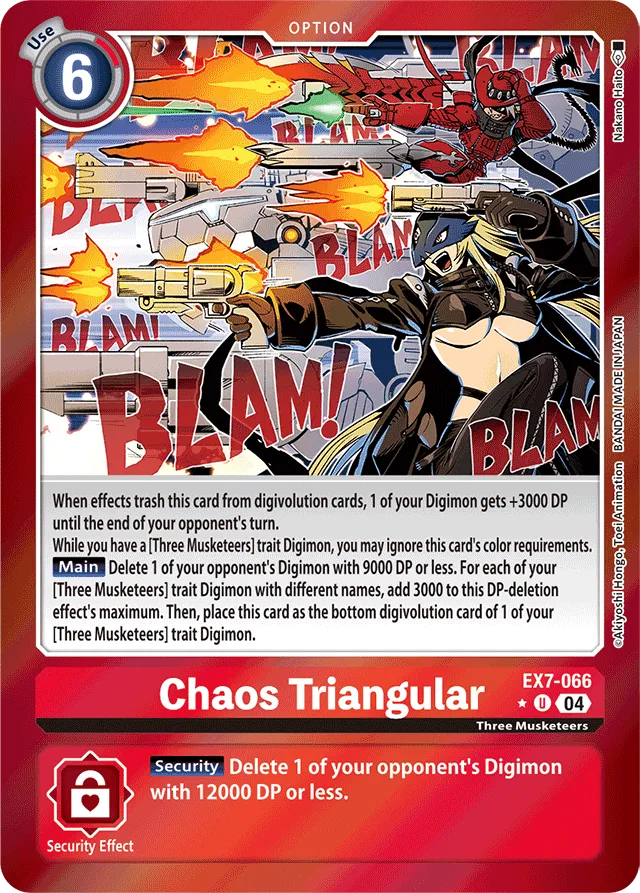 Chaos Triangular - EX7-066 - Limited Uncommon