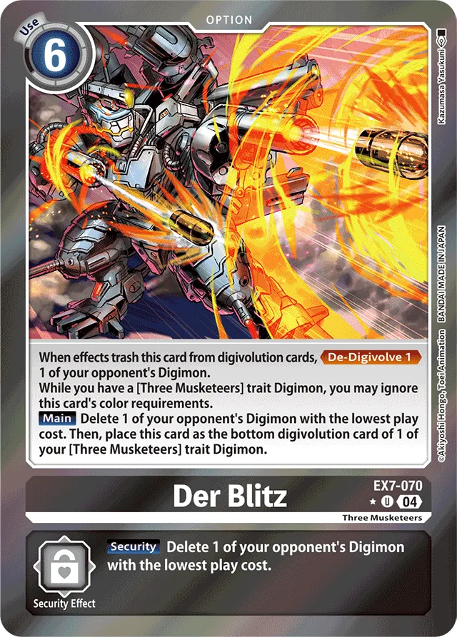 Der Blitz - EX7-070 - Limited Uncommon