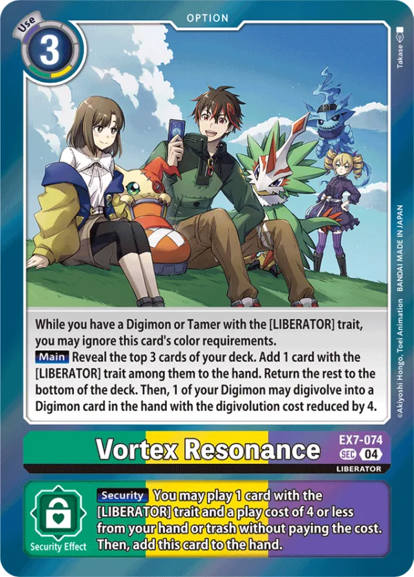 Vortex Resonance - EX7-074 - Secret Rare