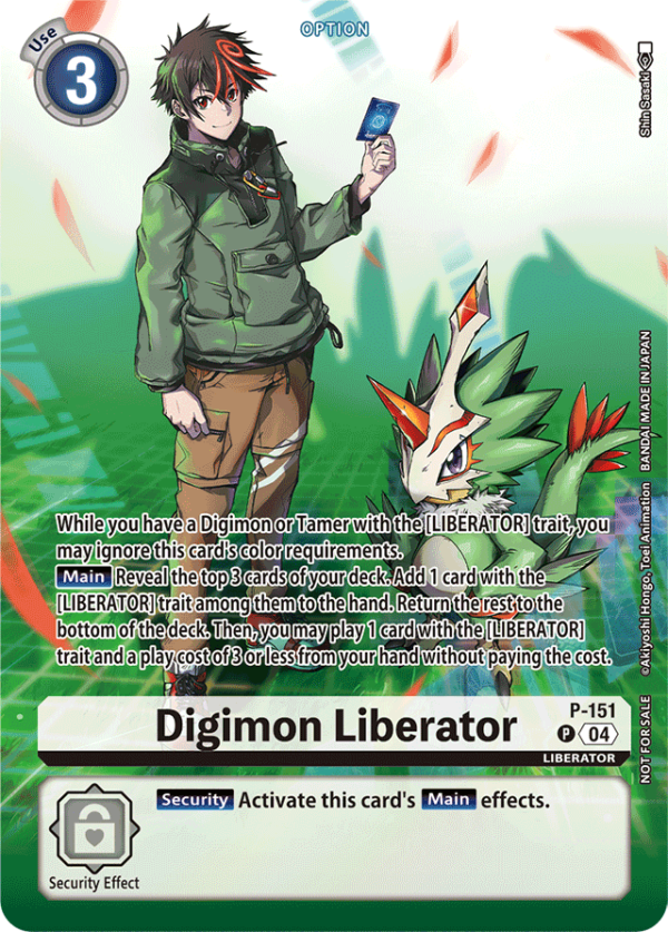 Digimon Liberator - P-151 - Alternative Art