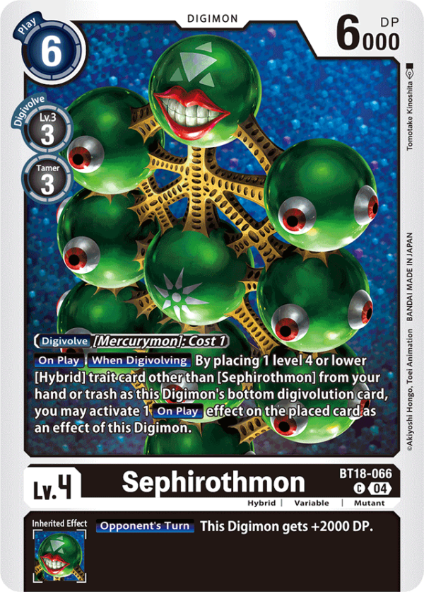 Sephirothmon - BT18-066 - Common