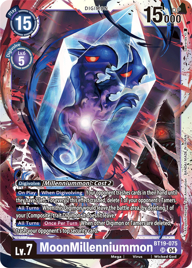 MoonMillenniummon - BT19-075 - Super Rare