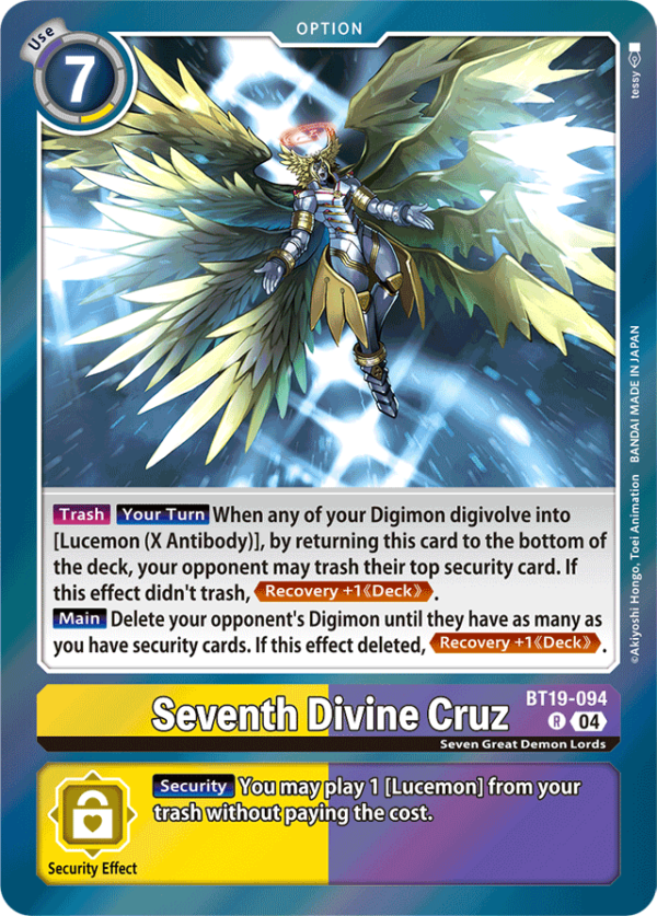 Seventh Divine Cruz - BT19-094 - Rare