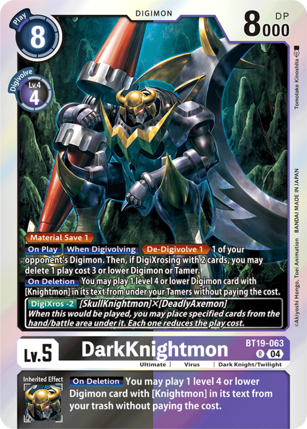DarkKnightmon - BT19-063 - Rare