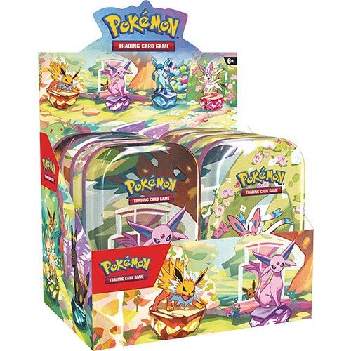 Pokemon - Scarlet & Violet - Prismatic Evolutions - Mini Tin - Display (8 Mini Tins)