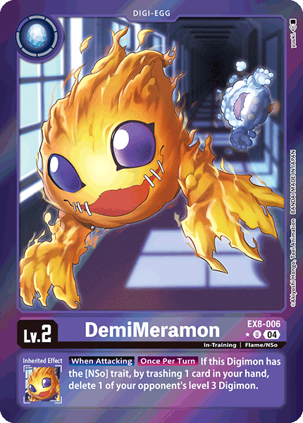 DemiMeramon - EX8-006 -Limited Uncommon