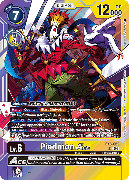 Piedmon ACE - EX8-062 -Super Rare