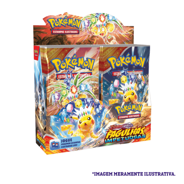 Pokemon - Surging Sparks - Booster Box (36 Boosters) Fagulhas Impetuosas en PORTUGUES