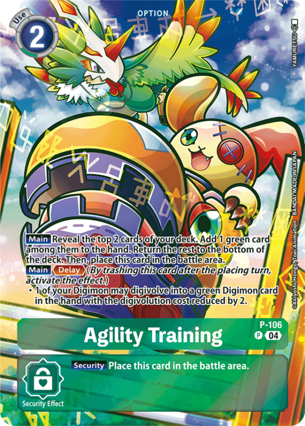 Agility Training (Starter Deck 19 Exclusive) P-106