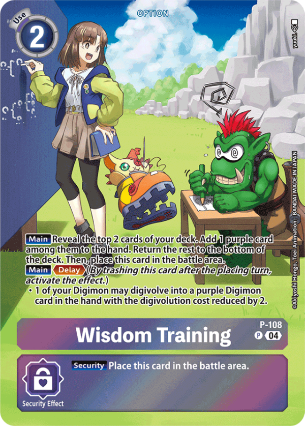 Wisdom Training (Starter Deck 19 Exclusive) P-108