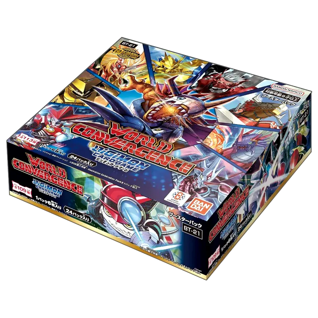 Digimon Card Game - B21 - World Convergence - Booster Box (24 Packs)