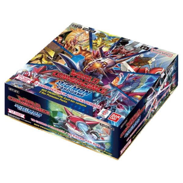 Digimon Card Game - BT21 - World Convergence - Booster Box (24 Packs)