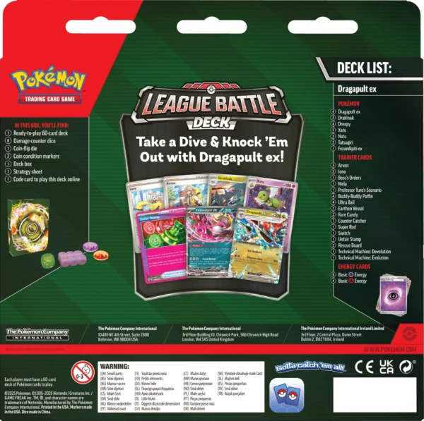 Pokemon - ex League Battle Deck - Dragapult ex - Image 2