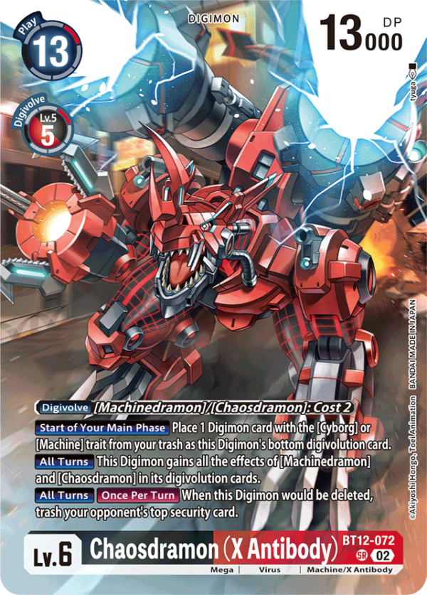 Chaosdramon (X Antibody) (Alternate Art) - Special Limited Set (LM)