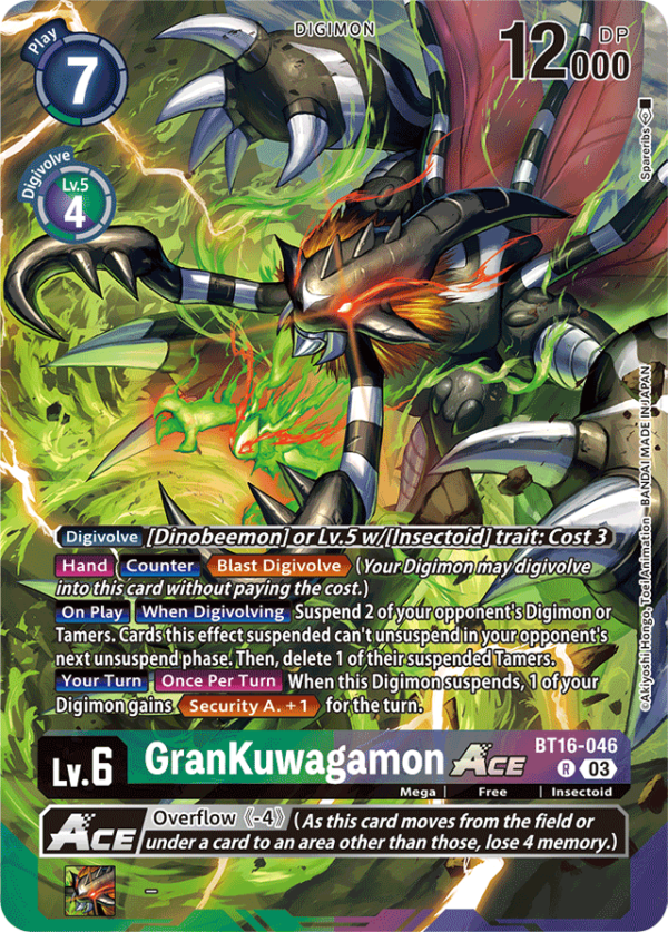 GranKuwagamon ACE (Alternate Art) - Special Limited Set (LM)