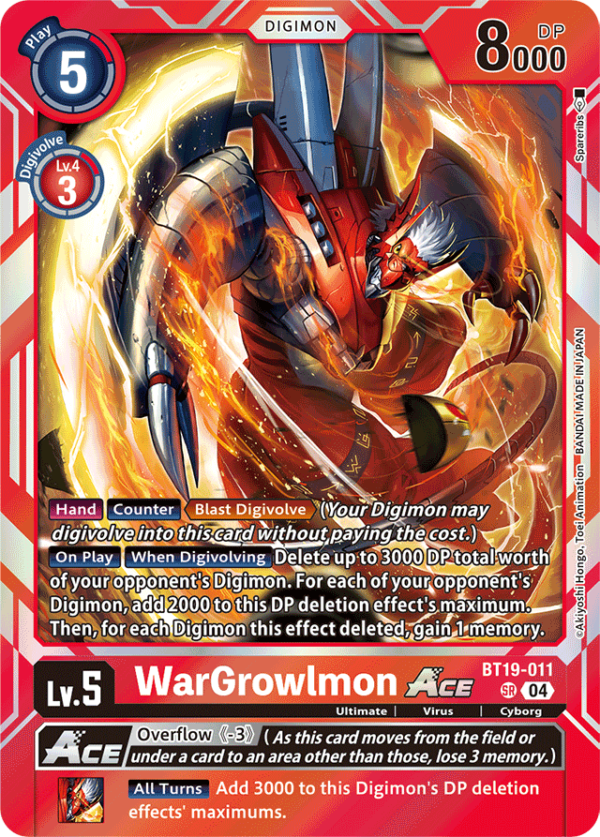 WarGrowlmon ACE - BT19-011 - Super Rare
