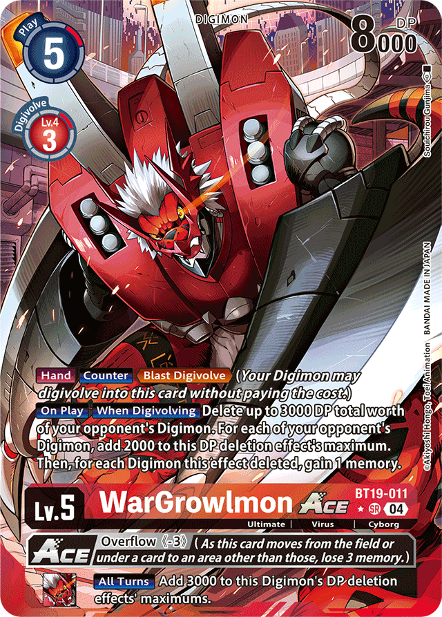 WarGrowlmon ACE - BT19-011 - Alternative Art