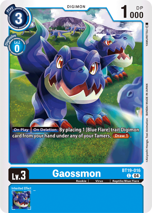 Gaossmon - BT19-016 - Common