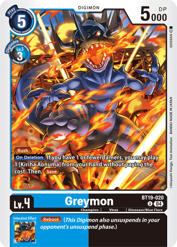 Greymon - BT19-020 - Uncommon