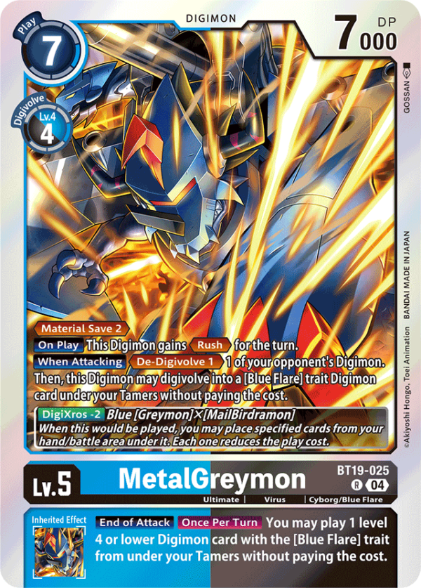 MetalGreymon - BT19-025 - Rare
