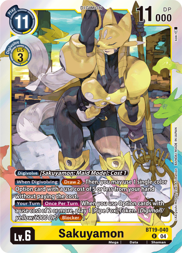 Sakuyamon - BT19-040 - Rare
