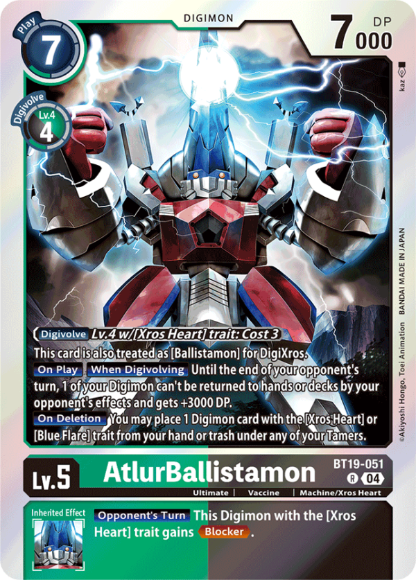 AtlurBallistamon - BT19-051 - Rare