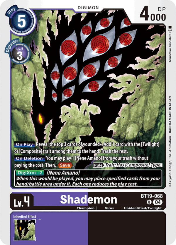 Shademon - BT19-068 - Uncommon