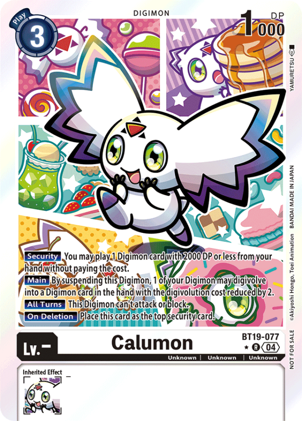 Calumon - BT19-077 - Box Topper