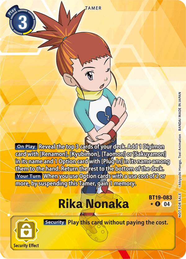 Rika Nonaka - BT19-083 - Box Topper