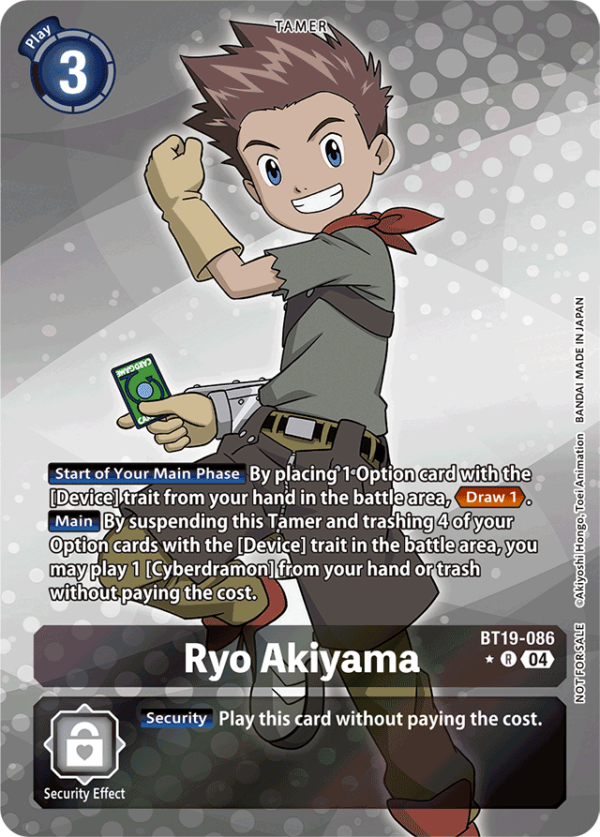 Ryo Akiyama - BT19-086 - Box Topper