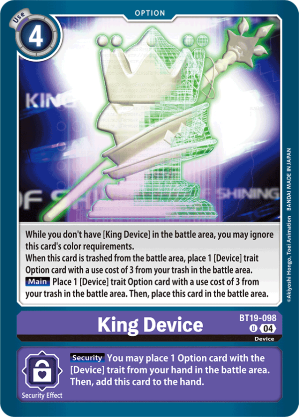King Device - BT19-098 - Uncommon