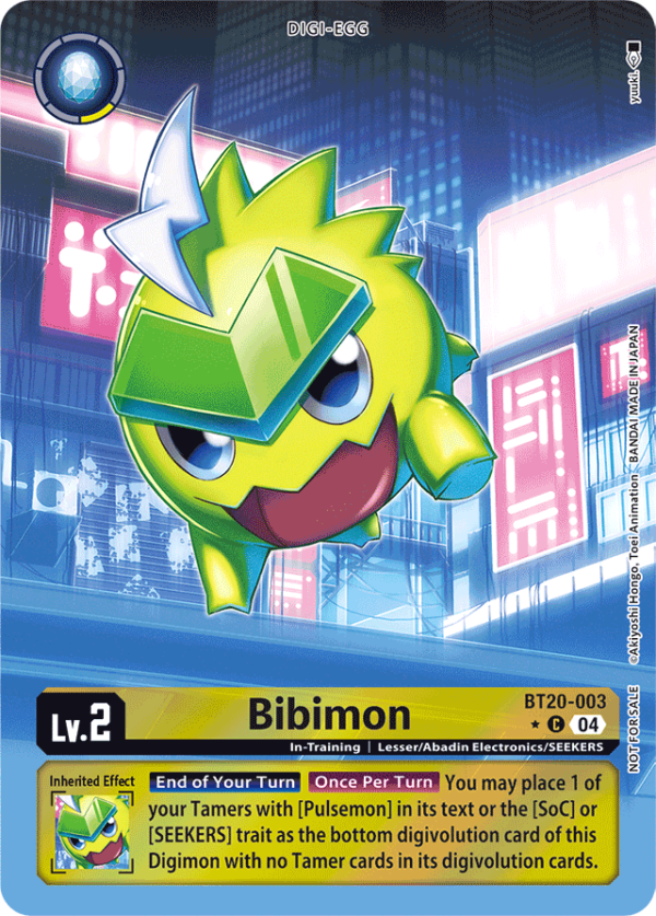 Bibimon - BT20-003 - Common Box Topper