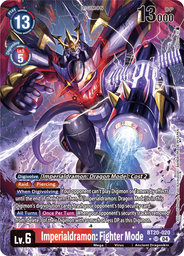 Imperialdramon: Fighter Mode - BT20-020 - Alternative Art