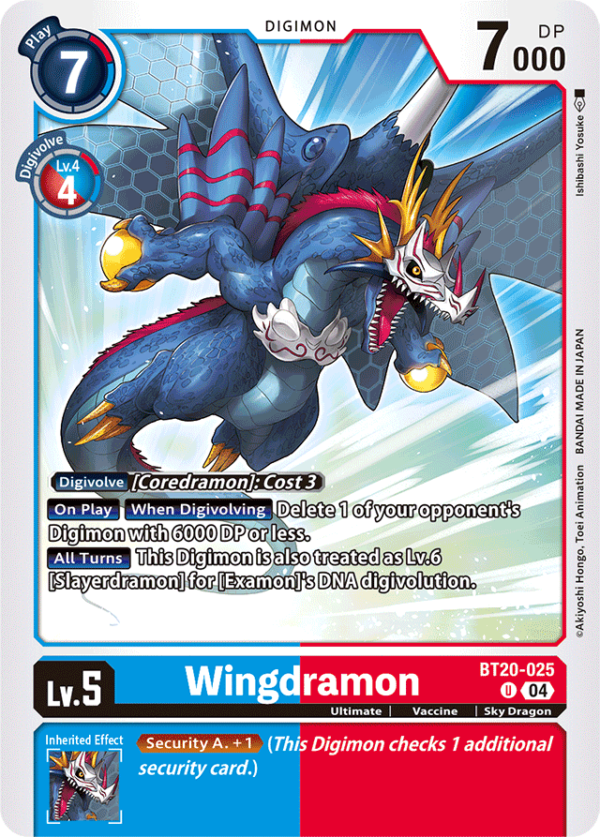 Wingdramon - BT20-025 - Uncommon